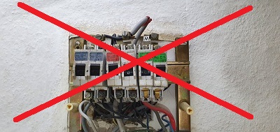 villanyszerelő-kiselosztó-csere